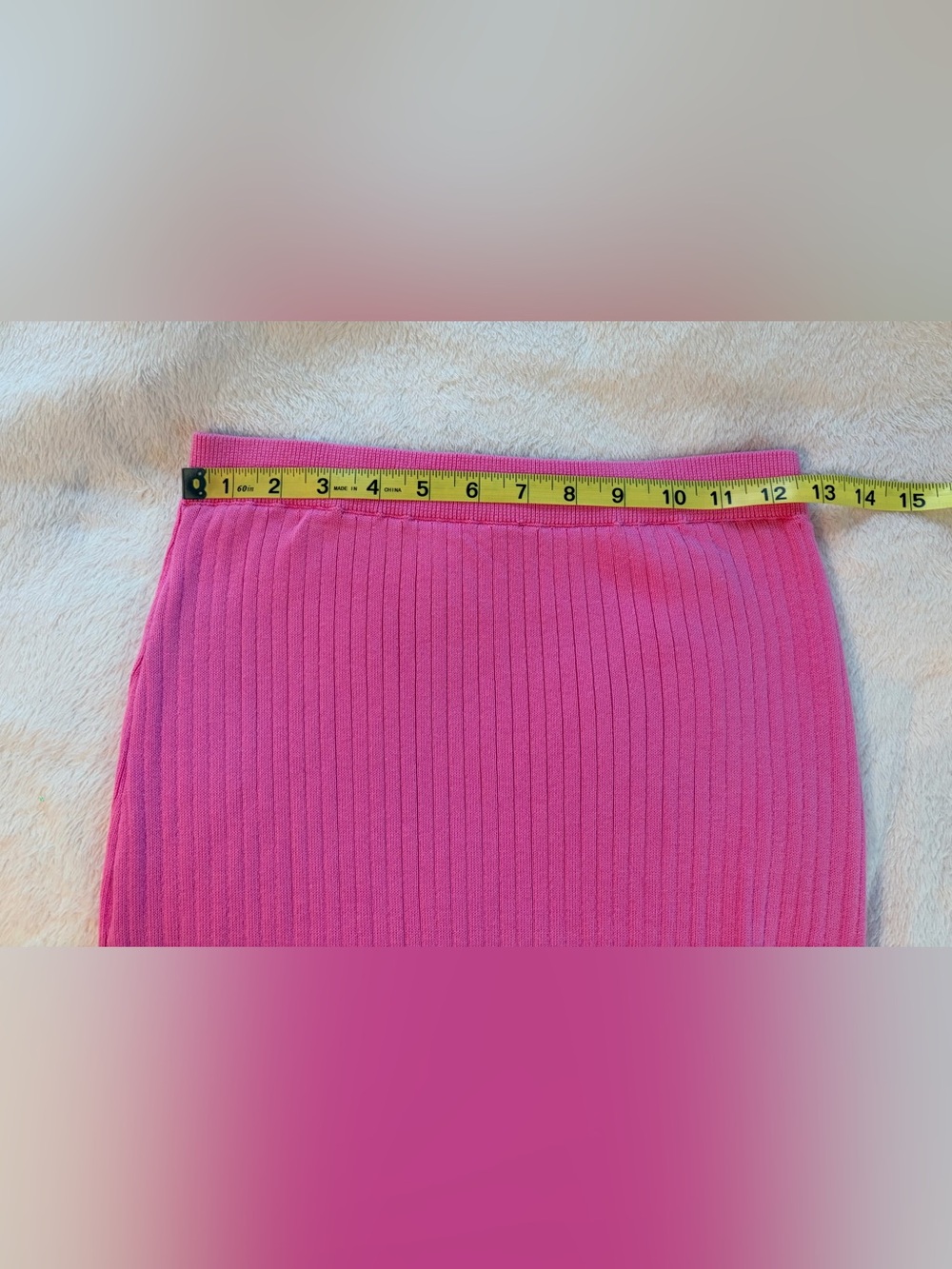 Free People Skyline Ribbed MIDI Skirt sz M - Picture 5 of 8